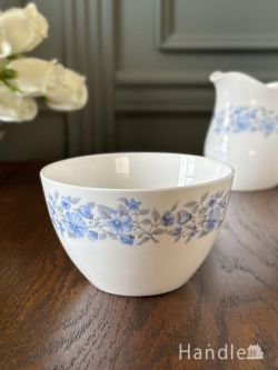 アンティーク雑貨 アンティーク食器 ウェッジウッド(Wedgwood)の陶磁器、ペトラのアンティークシュガーボウル