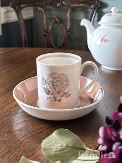 アンティーク雑貨 アンティーク食器 イギリスから届いたスージークーパー、Sepia Rose（ セピアローズ）のカップ＆ソーサー