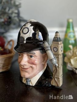 到着予定商品 アンティーク食器 ロイヤルドルトン　トビージャグ　Police Jug